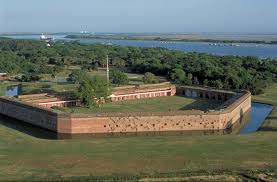 Fort Pulaski aerial view