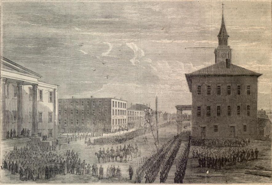 Union army enters Savannah